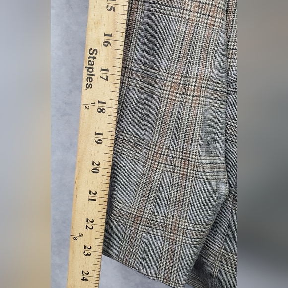 Talbots Blazer Italian Wool Stretch Glen Plaid Boardroom Office Size 16 - Picture 9 of 9